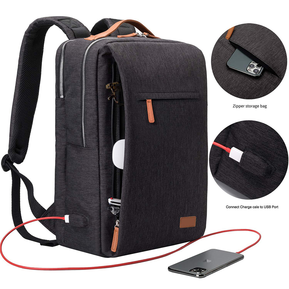 Dollcini Multifunkciós Laptophátizsák – Vízálló, Ergonomikus, 15,6” Laptophoz,Több színben