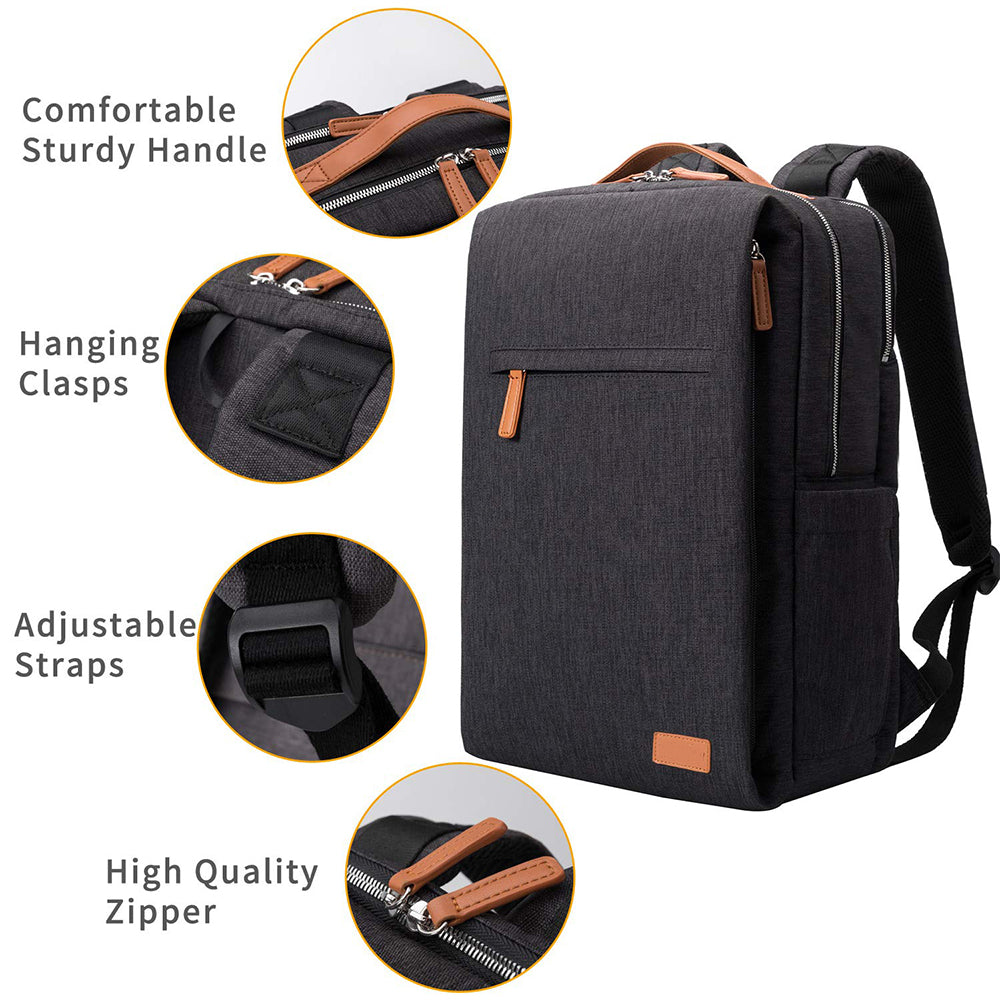 Dollcini Multifunkciós Laptophátizsák – Vízálló, Ergonomikus, 15,6” Laptophoz,Több színben