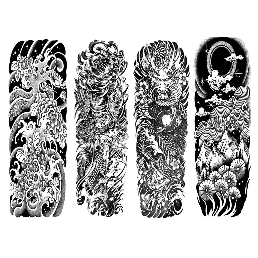 beauty product, front view, Temporary Tattoo Stickers