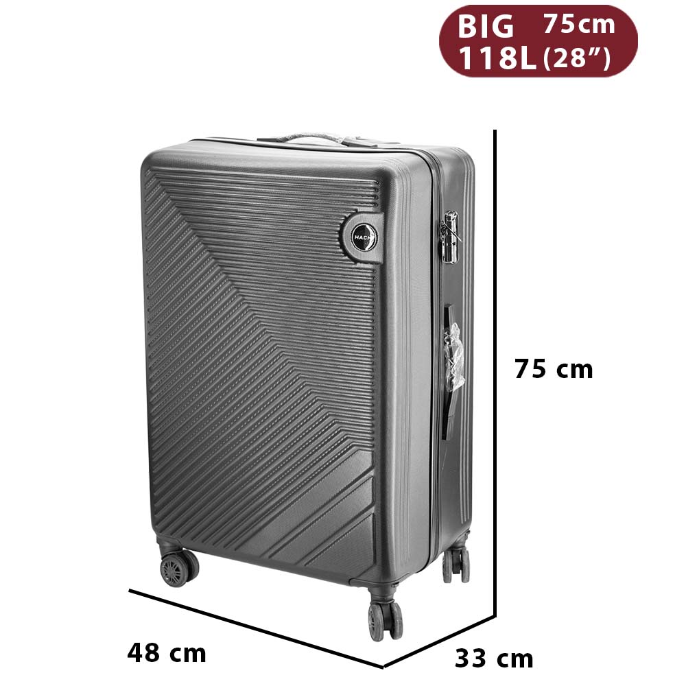 Dollcini, Világjáró Bőrönd, ABS anyagú, Több méretben, Több színben