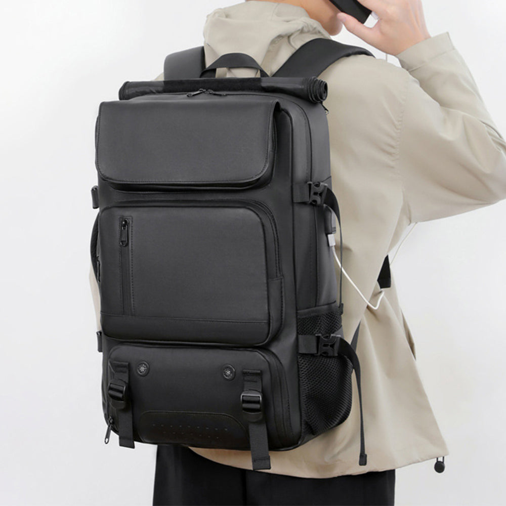 Dollcini Minimalista Vízálló Laptop Hátizsák – Uniszex Elegáns Városi Táska Iskolába, Munkába és Utazáshoz,fekete