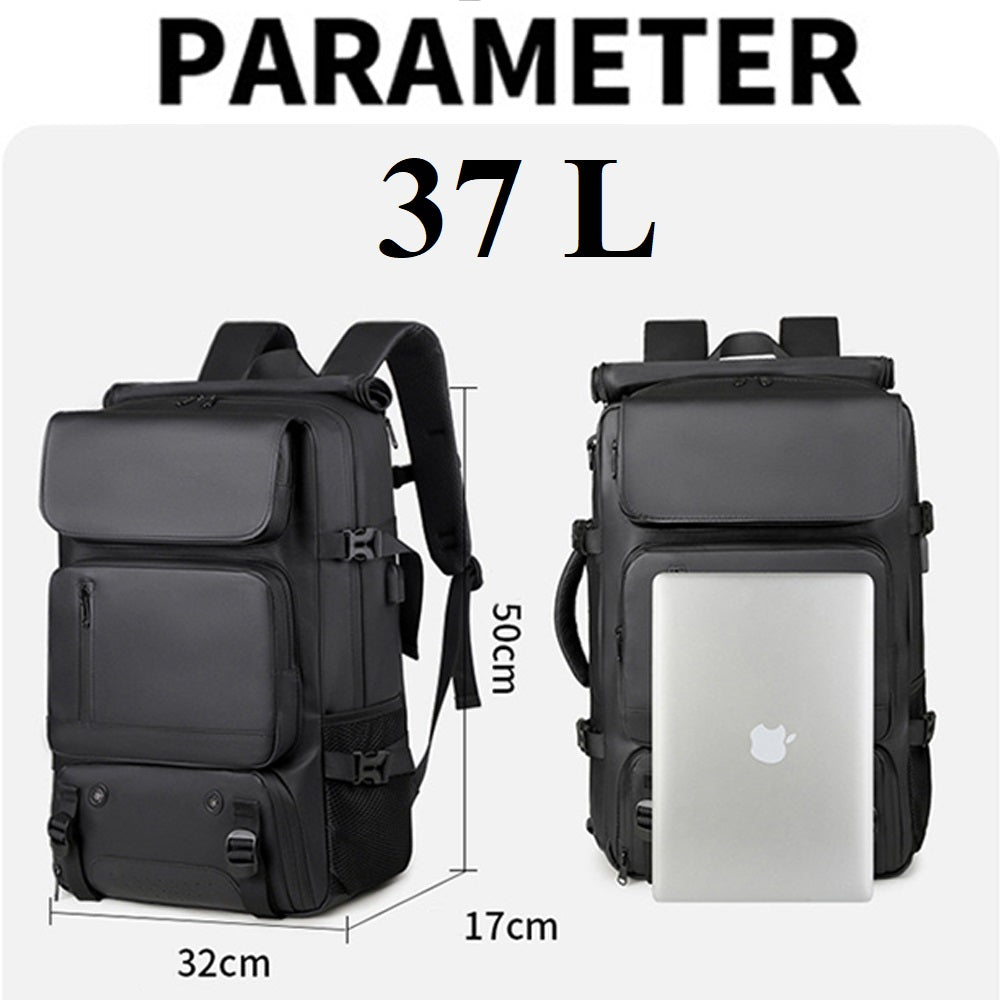 Dollcini Travel Backpack – Large Capacity, Waterproof, With USB Port