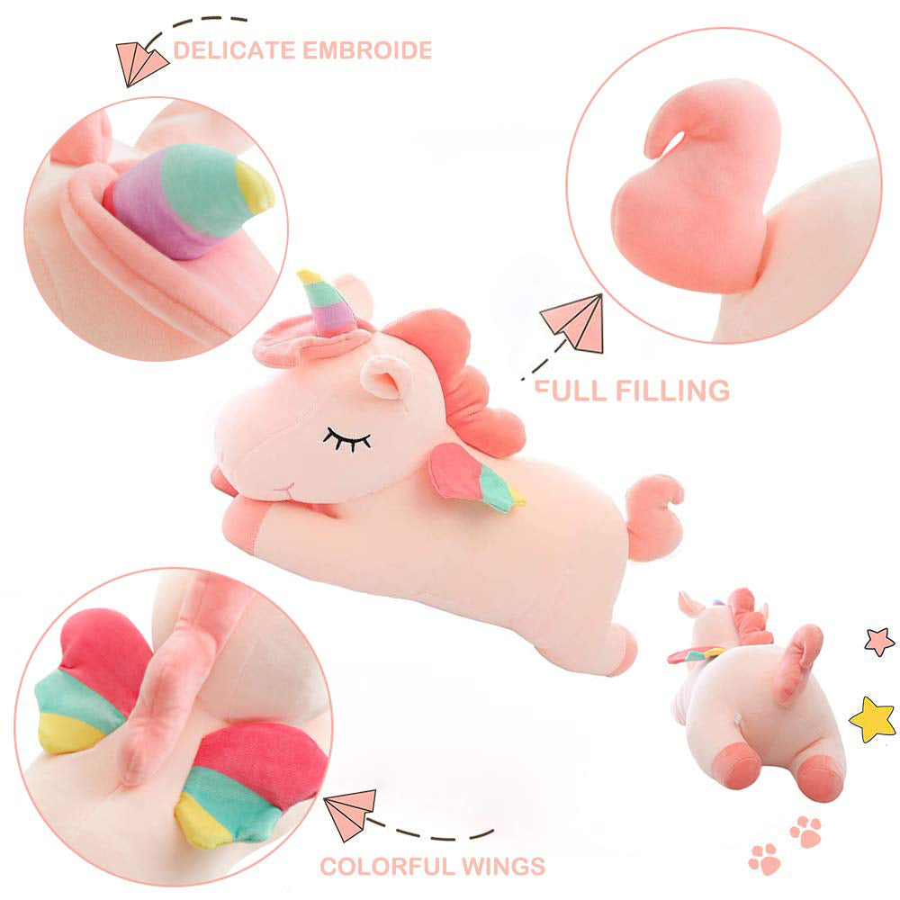 Dollcini DreamPets – Puha plüss liba, kapibara és unikornis több méretben