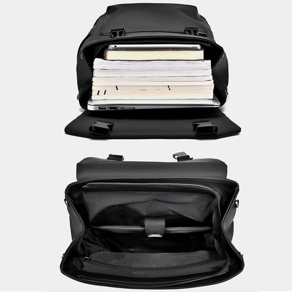 Dollcini Minimalista Vízálló Laptop Hátizsák – Uniszex Elegáns Városi Táska Iskolába, Munkába és Utazáshoz,fekete