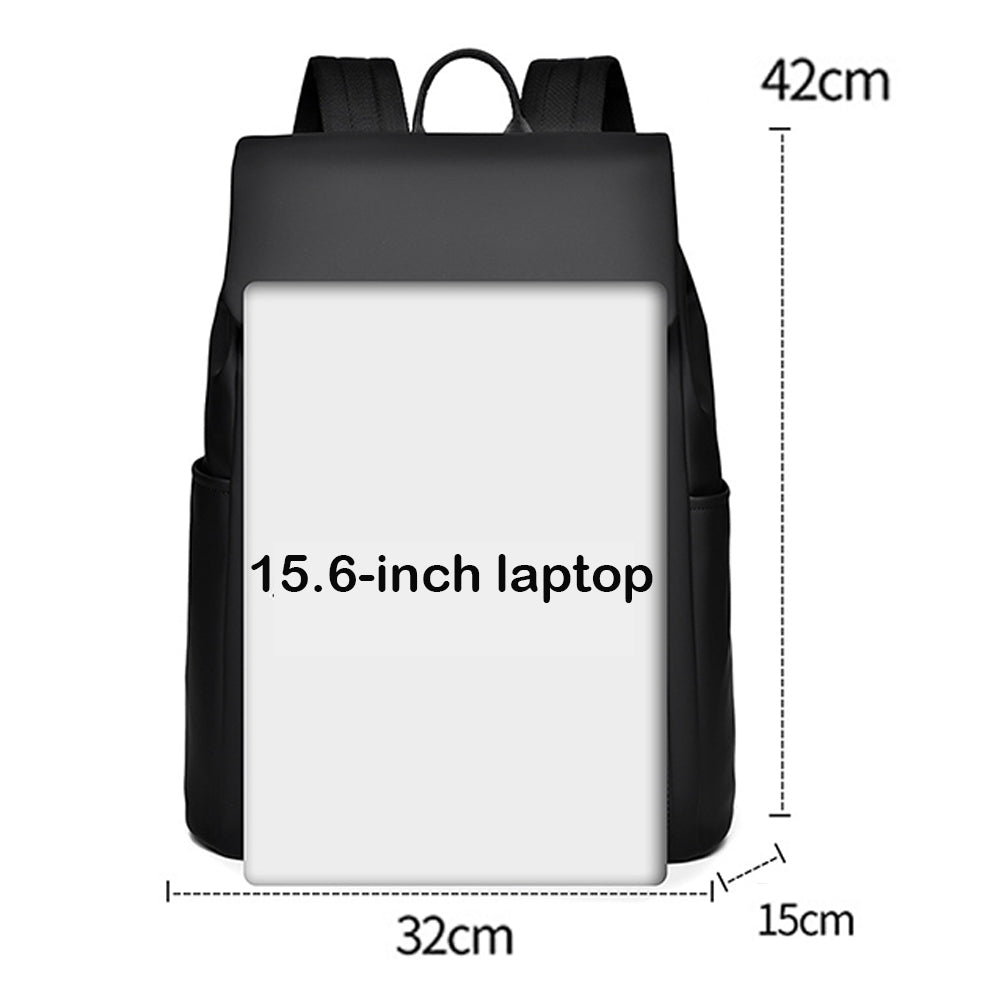 Dollcini Minimalista Vízálló Laptop Hátizsák – Uniszex Elegáns Városi Táska Iskolába, Munkába és Utazáshoz,fekete