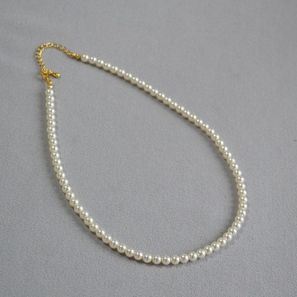Dollcini Pearl ékszerkészlet 4/8/10 mm - Rózsa/tulipán medál nyaklánc és gyöngy fülbevaló