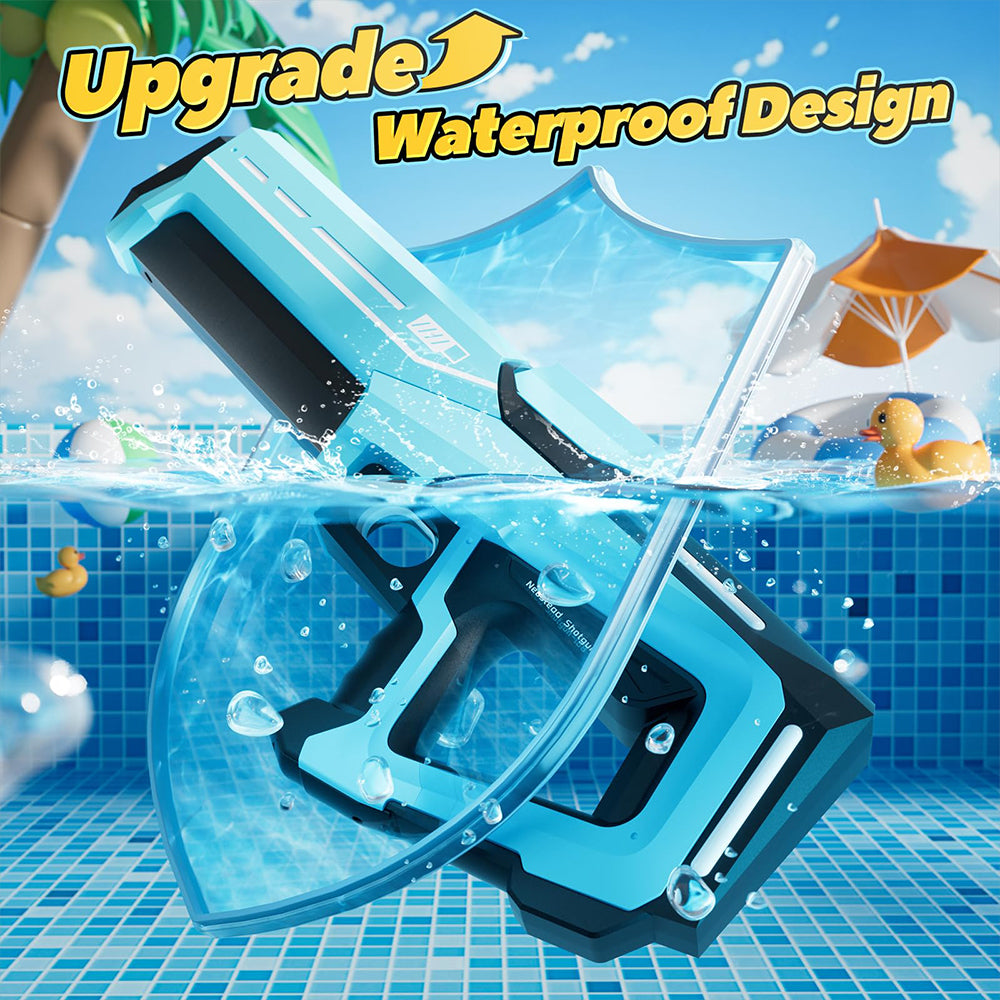Automatic Electric Water Gun – USB Rechargeable, LED Light-Up, 500 ml