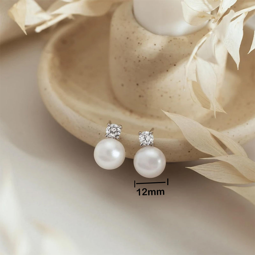 Dollcini Pearl ékszerkészlet 4/8/10 mm - Rózsa/tulipán medál nyaklánc és gyöngy fülbevaló