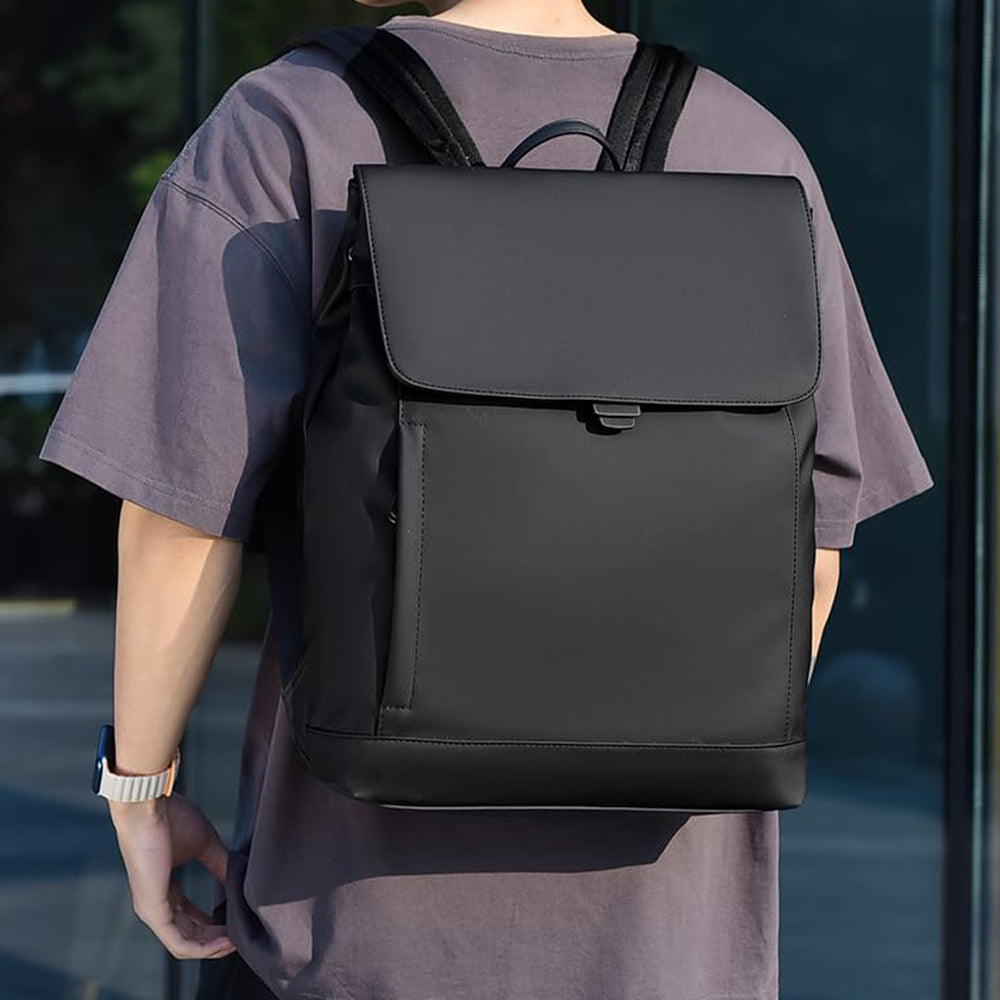 Dollcini Minimalista Vízálló Laptop Hátizsák – Uniszex Elegáns Városi Táska Iskolába, Munkába és Utazáshoz,fekete