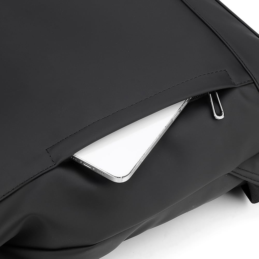 Dollcini Minimalista Vízálló Laptop Hátizsák – Uniszex Elegáns Városi Táska Iskolába, Munkába és Utazáshoz,fekete