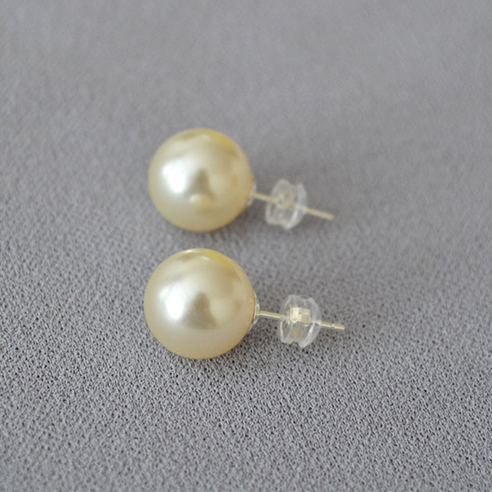 Dollcini Pearl ékszerkészlet 4/8/10 mm - Rózsa/tulipán medál nyaklánc és gyöngy fülbevaló