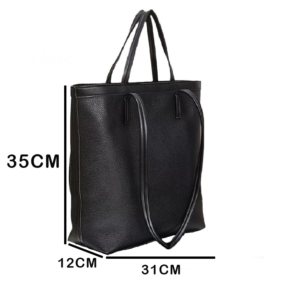 Dollcini Nagyméretű Női Válltáska – 17” Laptophoz, Műbőr