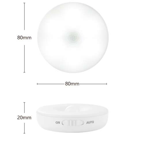 Dollcini Otthon Smart LED Lámpa – Mozgásérzékelős, Hideg Fény