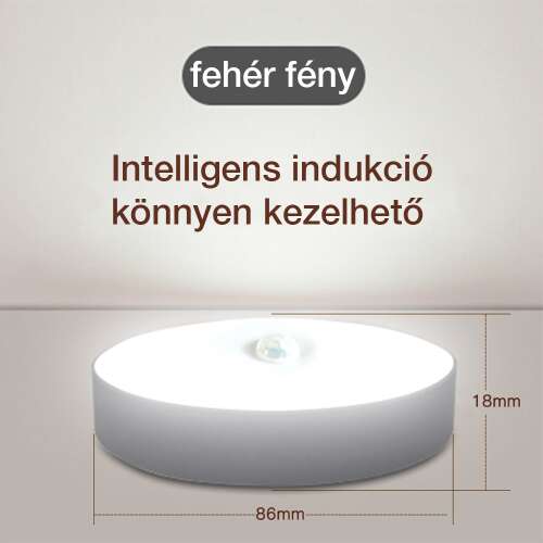 Dollcini Otthon Smart LED Lámpa – Mozgásérzékelős, Hideg Fény