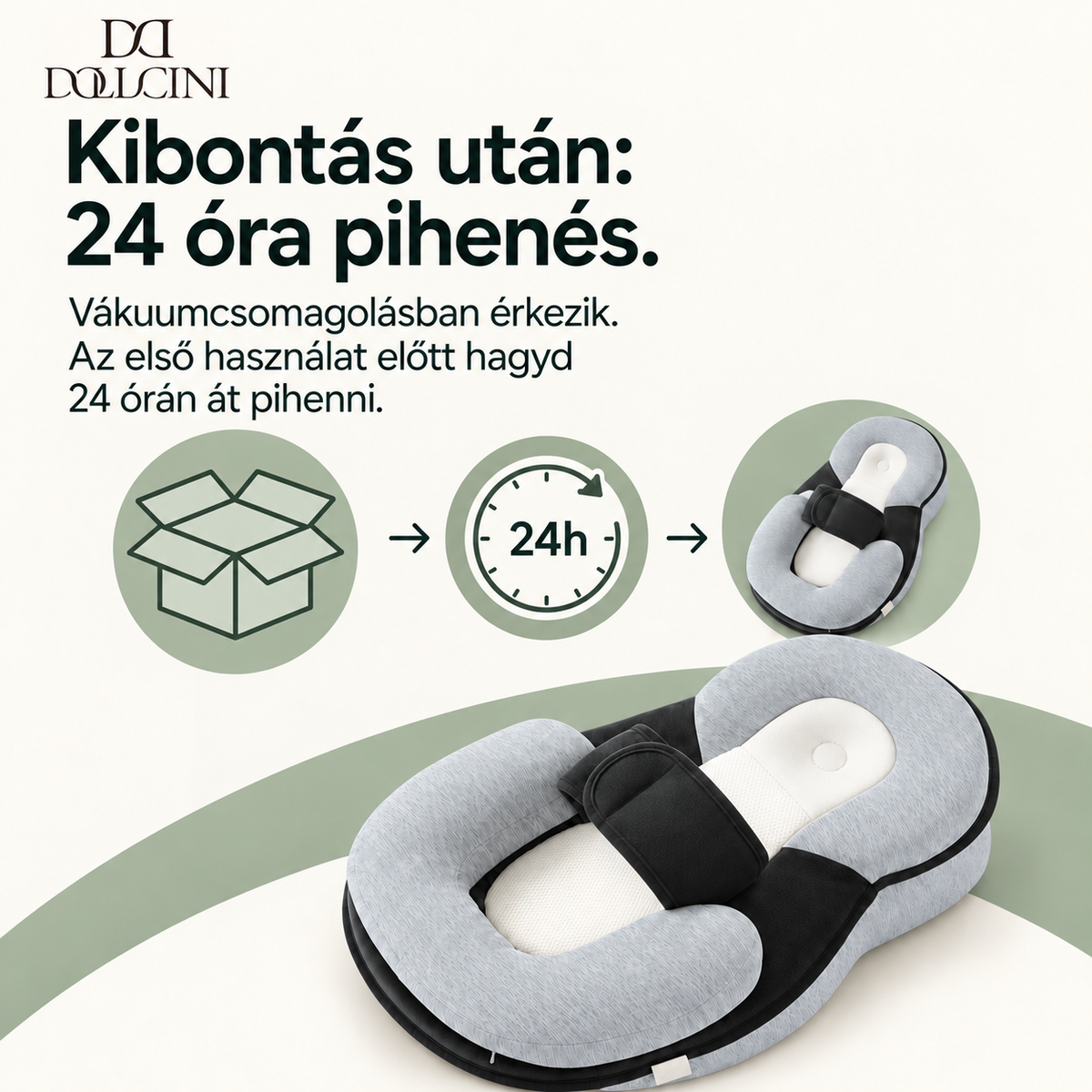 Dollcini babapárna – vákuumcsomagolás után 24 óra pihentetés