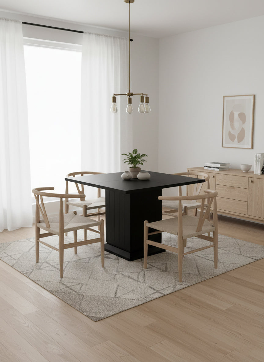 Dollcini Otthon Modern Étkezőasztal, 90x90 cm, Több színben