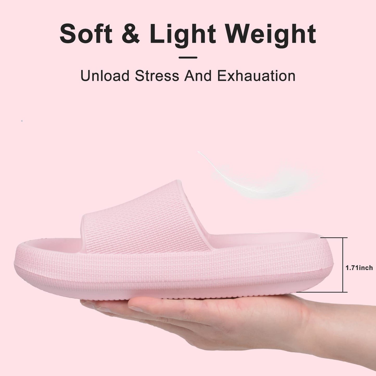 Dollcini Otthon, puha masszázspapucsok, unisex papucs, vastag talpú EVA papucsok, több színben, méretben és stílusban, tökéletesek otthonra és fürdőszobáb
