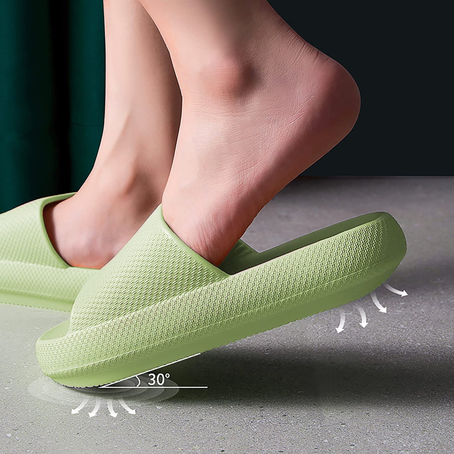 Dollcini Otthon, puha masszázspapucsok, unisex papucs, vastag talpú EVA papucsok, több színben, méretben és stílusban, tökéletesek otthonra és fürdőszobáb