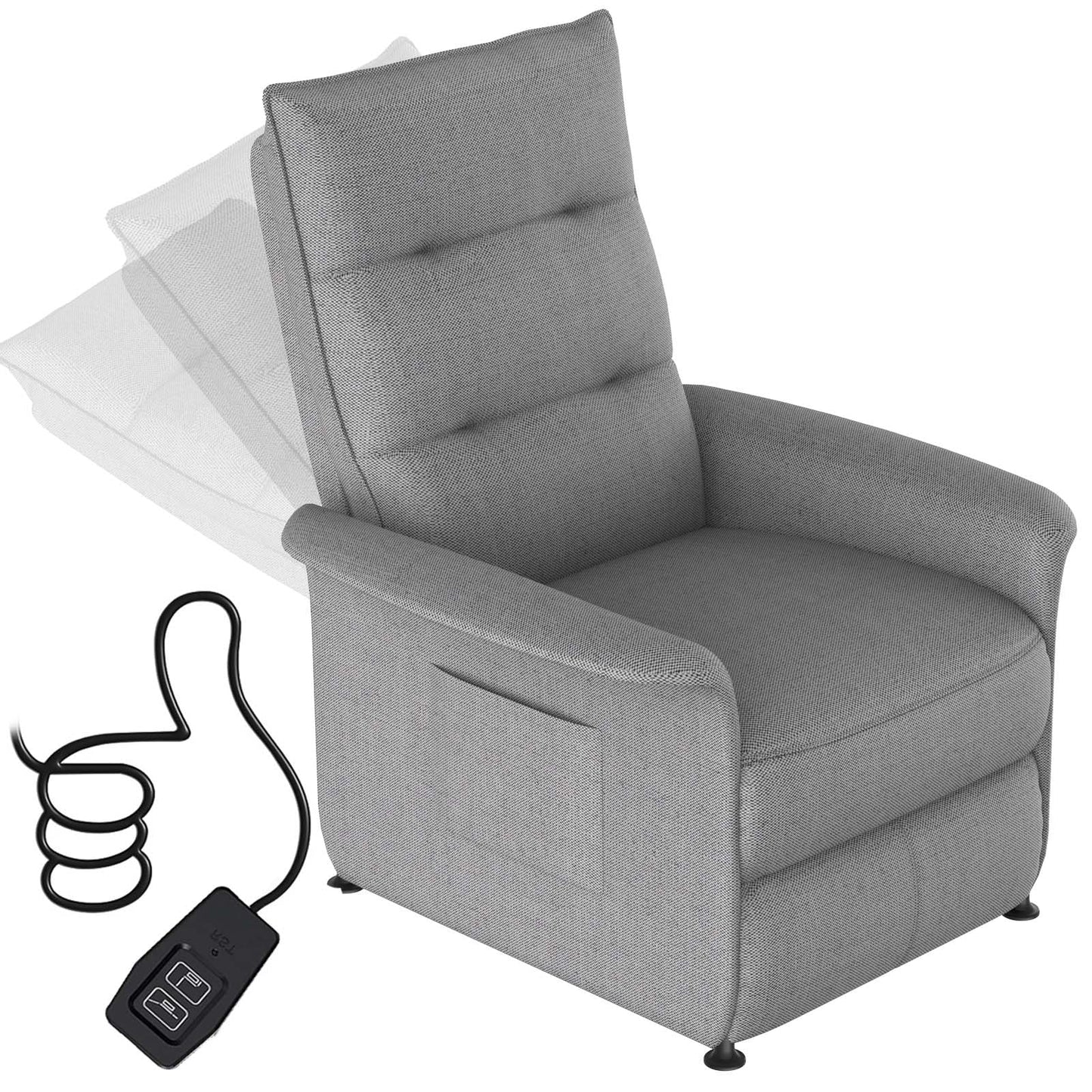 Dollcini Otthon Elektromos Relax Fotel – Emelőfunkcióval és Távirányítóval