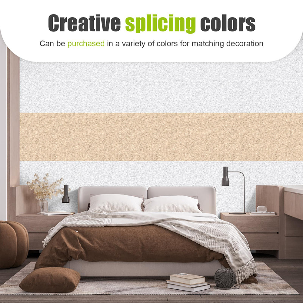 Dollcini Otthon Öntapadós Tapéta – Fehér Virágos Texturált, Dombornyomott