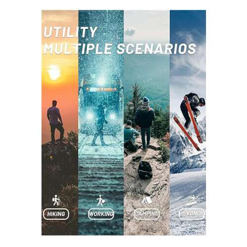 Dollcini Férfi Fűthető Dzseki – USB-s, Szélálló Téli Kabát [A powerbankot külön kell megvásárolni]