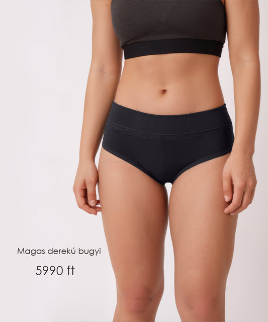 Dollcini ,Magas derekú női bugyi ,95% Pamut + Spandex-Többszínű, 6 db-os Csomag,69352