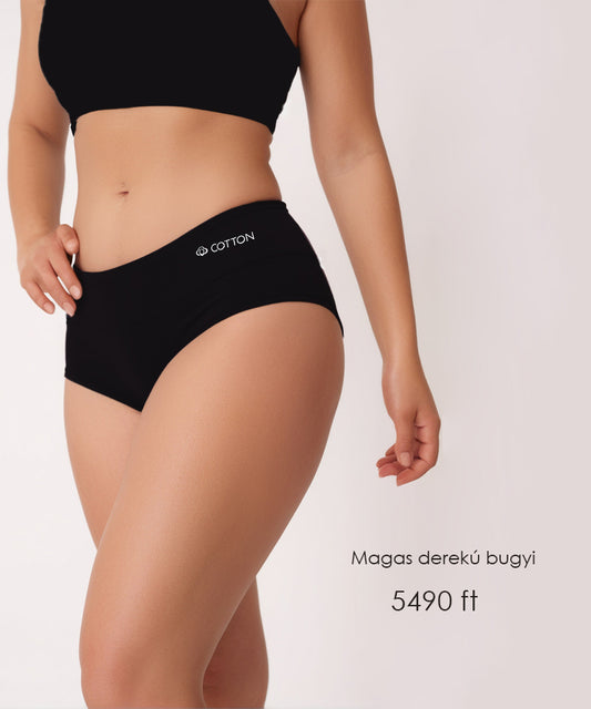 Dollcini ,Magas derekú női bugyi ,95% Pamut + Spandex-Többszínű, 6 db-os Csomag