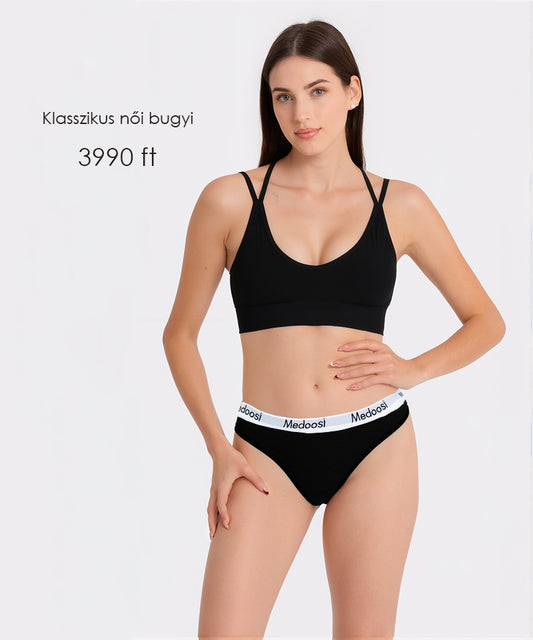 Dollcini, Klasszikus női bugyi,95% Pamut + Spandex-Többszínű, 6 db-os Csomag,82182