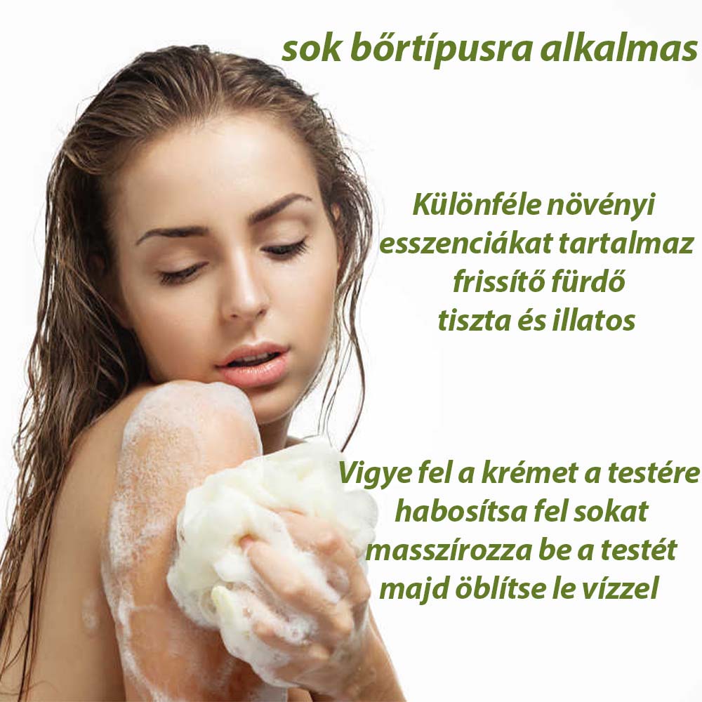 Dollcini Otthon, Ginzeng Tusfürdő – Természetes Növényi Bőrápolás 500ml | Hidratálás & Frissesség