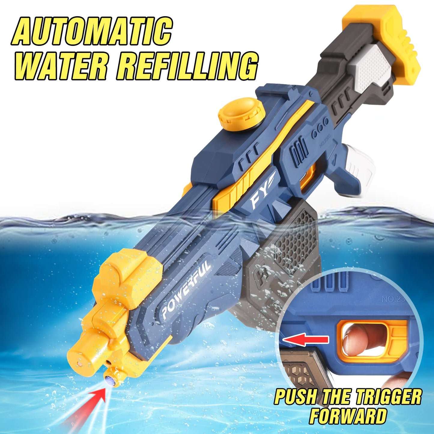 Dollcini, Electric water gun, Several colors