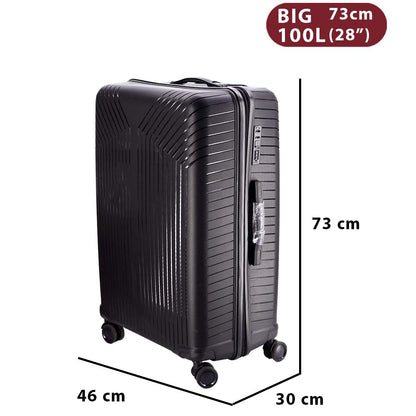 Dollcini, valiza World Travel 28" 24" 20" din material PP