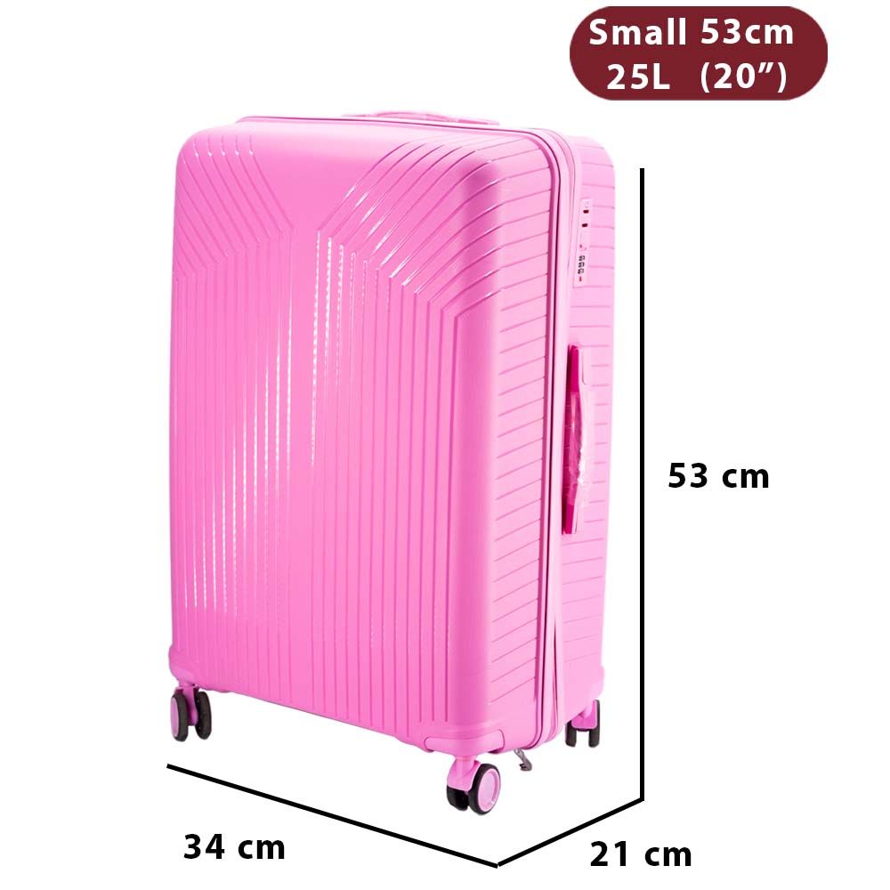 Dollcini, valiza World Travel 28" 24" 20" din material PP