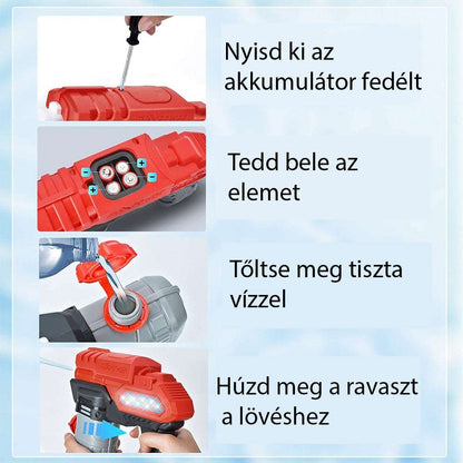 Futuristic design elektronikai vízfegyver