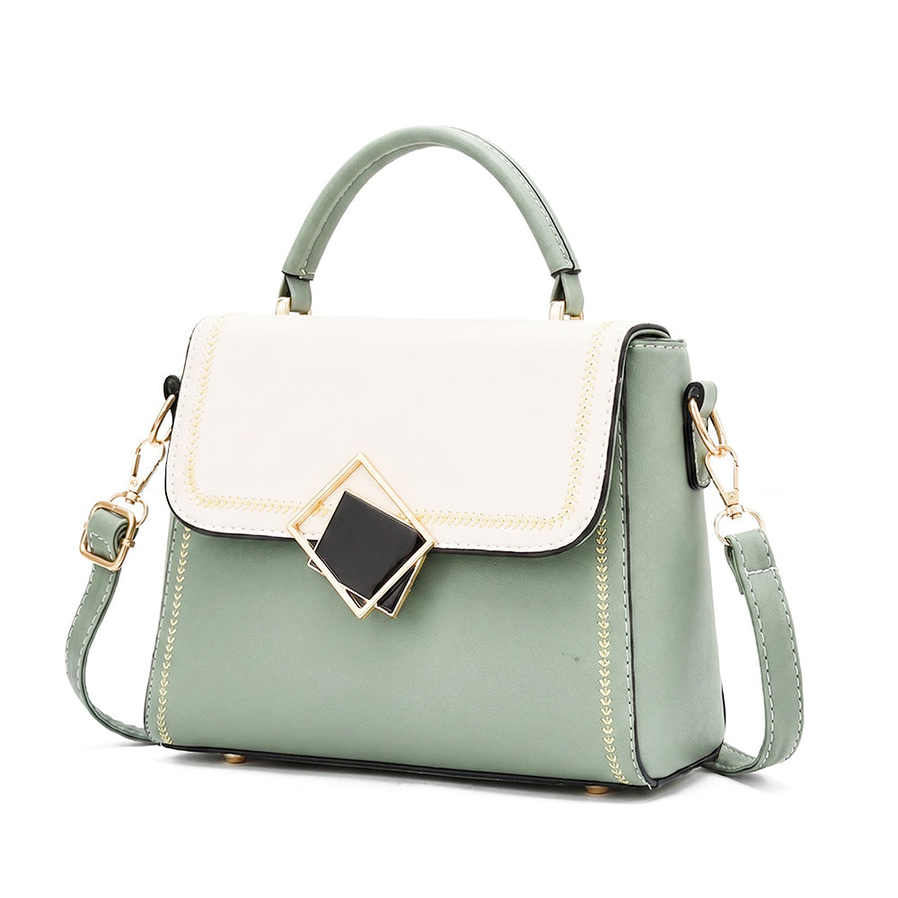 Dollcini Elegant Women's Handbag – Compact Faux Leather, Adjustable Strap