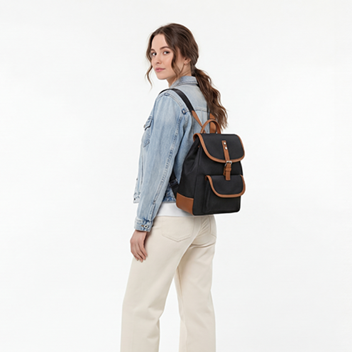 Dollcini women’s backpack – compact, elegant everyday bag