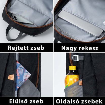 Dollcini, Uniszex laptop hátizsák, vízálló, Több színben