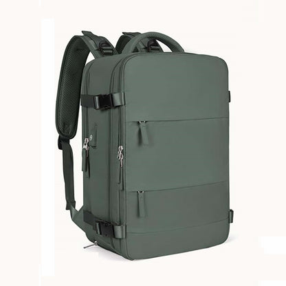 Dollcini Waterproof Men's Travel Backpack – Scratch-Resistant, Double Zipper