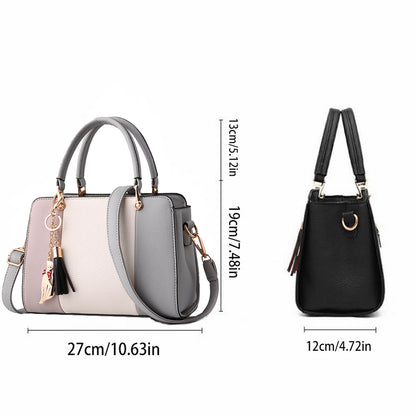 Dollcini Női Kézitáska – Elegáns PU Bőr, Cipzáras, Állítható Pánttal, Kézitáska és Crossbody Táska