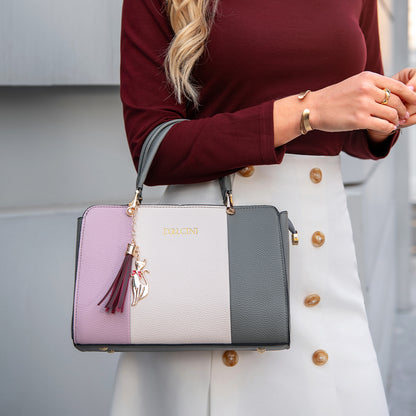 Dollcini Női Kézitáska – Elegáns PU Bőr, Cipzáras, Állítható Pánttal, Kézitáska és Crossbody Táska