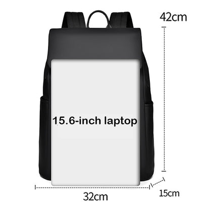 Dollcini Minimalista Vízálló Laptop Hátizsák – Uniszex Elegáns Városi Táska Iskolába, Munkába és Utazáshoz,fekete