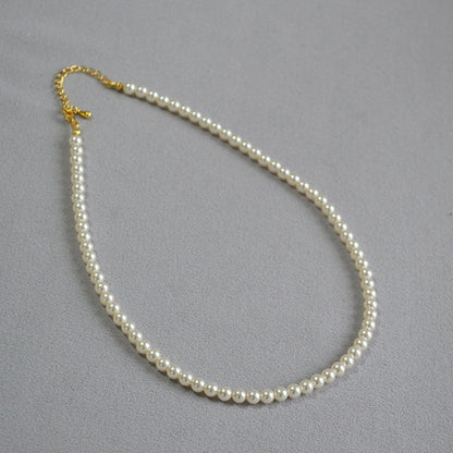 Dollcini Pearl ékszerkészlet 4/8/10 mm - Rózsa/tulipán medál nyaklánc és gyöngy fülbevaló