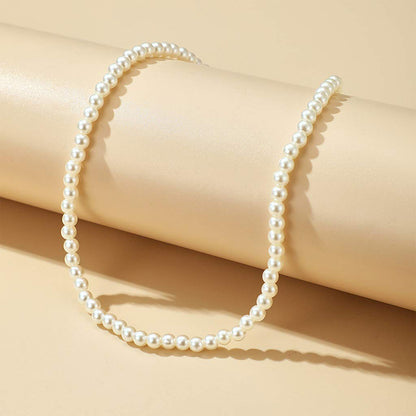 Dollcini Pearl ékszerkészlet 4/8/10 mm - Rózsa/tulipán medál nyaklánc és gyöngy fülbevaló
