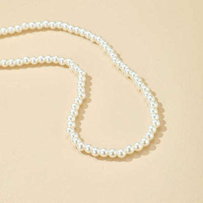 Dollcini Pearl ékszerkészlet 4/8/10 mm - Rózsa/tulipán medál nyaklánc és gyöngy fülbevaló