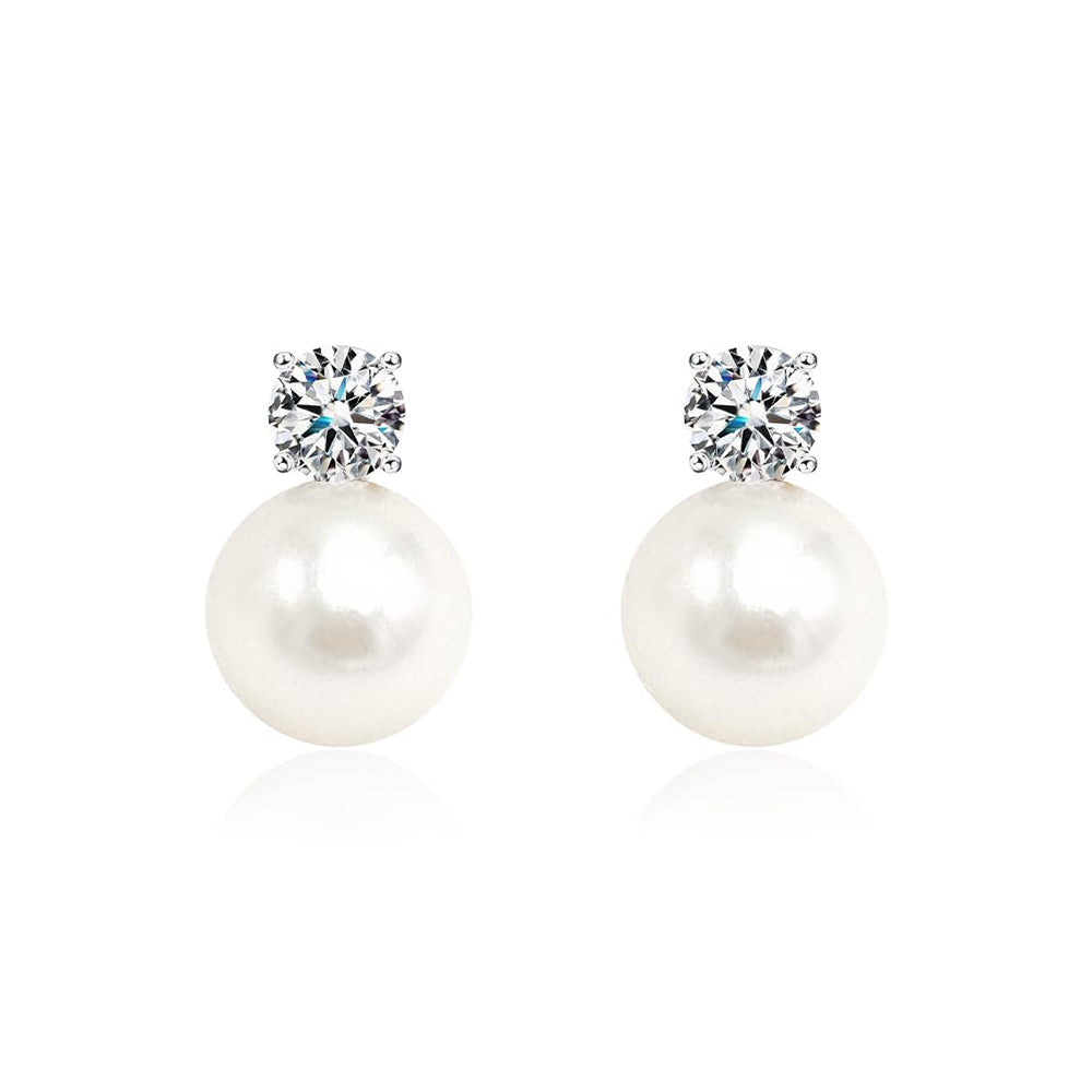 earring with pearl embellishment, variant