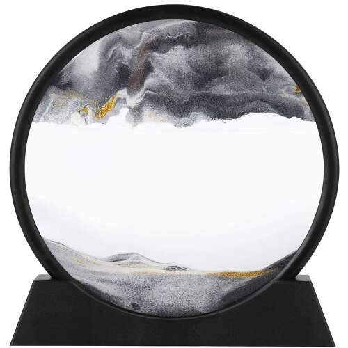 Dollcini Otthon 3D Dinamikus Homokfestmény – Közepes Üvegkeret Dekoráció