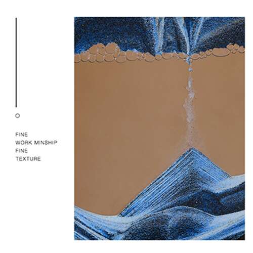 Dollcini Otthon 3D Dinamikus Homokfestmény – Közepes Üvegkeret Dekoráció