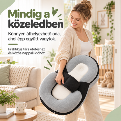 Dollcini szürke babapárna – a párna mozgatása baba nélkül