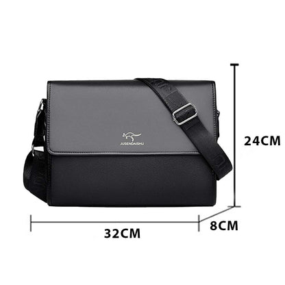 Dollcini, Férfi crossbody táska, vízálló, karcálló, kopásálló, Fekete