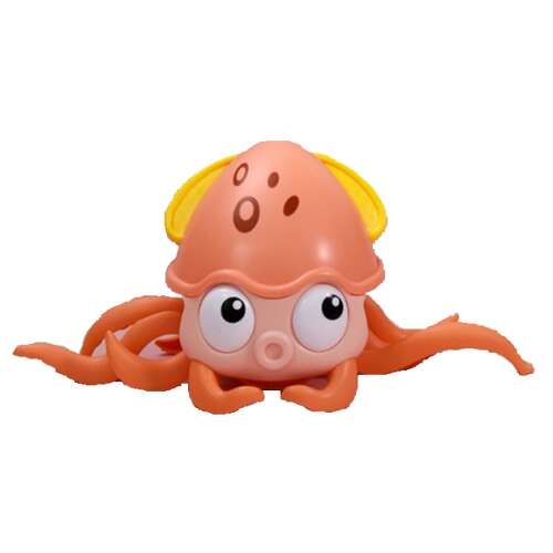 crawling octopus children's toy with music and light-up function, shown as a variant