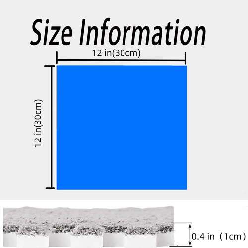 Dollcini, 5 részes habszivacs szőnyeg, plüss puha játékszőnyeg, bolyhos, négyzet alakú plüss puzzle, hálószoba mászószőnyeg, Több színben